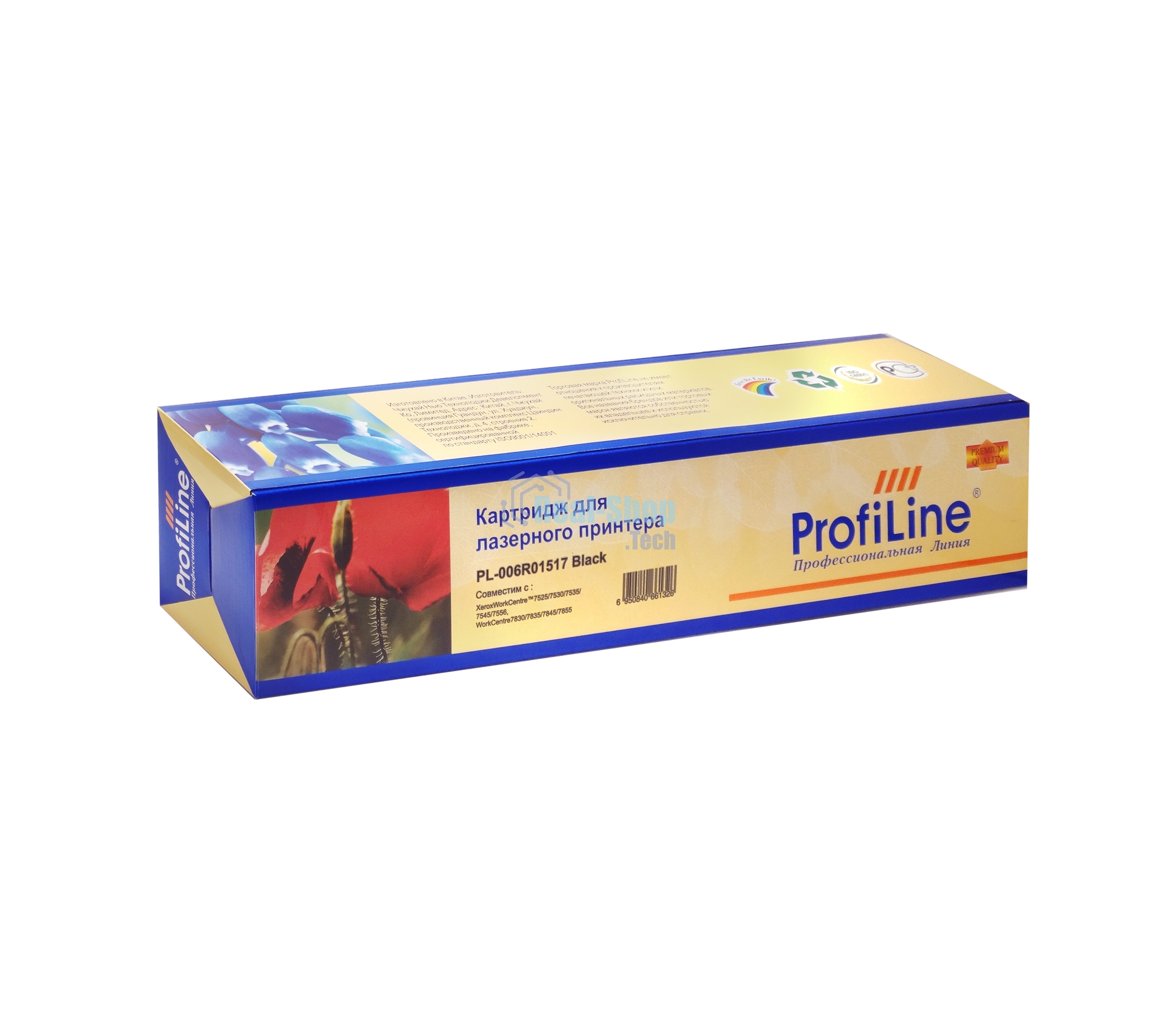 Картридж Тонер-туба ProfiLine PL-006R01517 для принтеров Rank Xerox WC 7525/7535/7545/7556 черный 26000 копий
