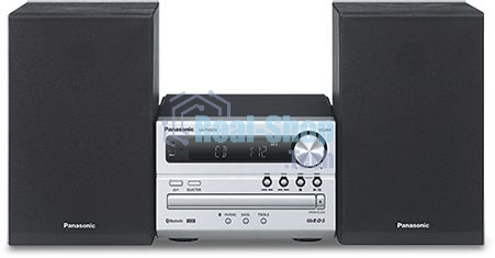 Микросистема Panasonic SC-PM250EE-S серебристый 20Вт/CD/CDRW/FM/USB/BT