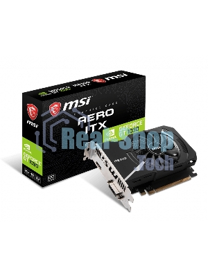 Видеокарта MSI PCIE16 GT1030 2GB GDDR4 GT 1030 AERO ITX 2GD4 OC