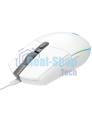 Мышь проводная Logitech G102 LIGHTSYNC белый, 8000 dpi, USB, кнопки - 6