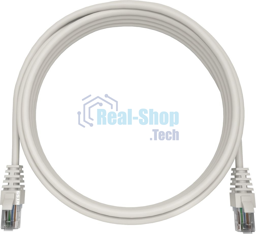 Патч-корд NTSS NTSS-PC-UTP-RJ45-5e-0.15-LSZH-WT NTSS-PC-UTP-RJ45-5E-0.15-LSZH UTP RJ-45 вил.-вилка RJ-45 кат.5E 0.15м белый LSZH (уп.:1шт) 26AWG