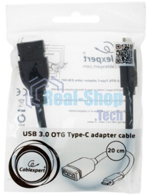 Переходник Cablexpert Переходник USB OTG, USB Type-C/USB 3.0F, пакет (A-OTG-CMAF3-01)