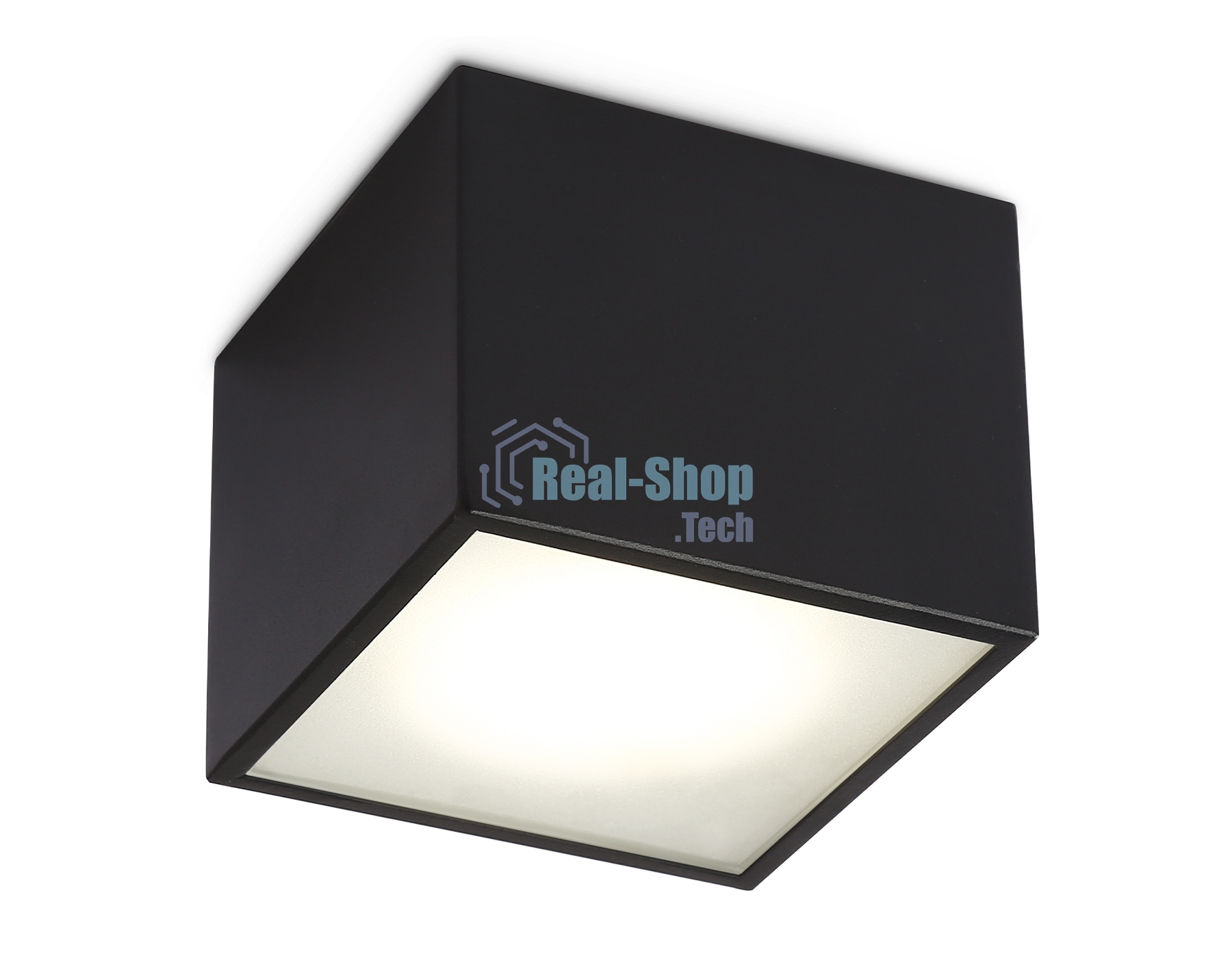 Светильник Ambrella light TN6532 BK черный IP44 GX53 100*100*80