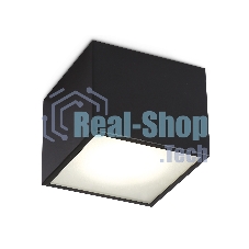 Светильник Ambrella light TN6532 BK черный IP44 GX53 100*100*80