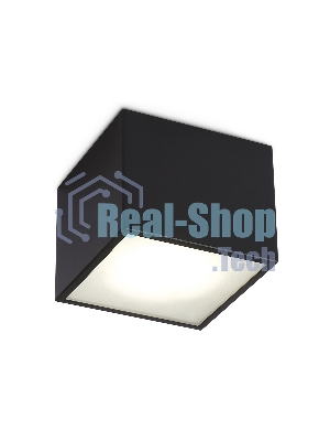 Светильник Ambrella light TN6532 BK черный IP44 GX53 100*100*80