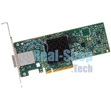 Контроллер LSI SAS9300-8E (PCI-E 3.0 x8, LP, EXTERNAL) SGL SAS12G, 8port (2*extSFF8644), Каб.отдельно