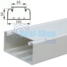 Кабель-канал 105х50 L2000 пластик Leg 010429