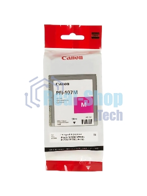 Картридж струйный Canon PFI-107M (6707B001) пурпурный (130 мл) для Canon iP F680/685/780/785