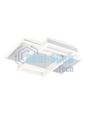 Потолочный светодиодный светильник Ambrella light FA1021/3 WH белый 50W 3000K-6400K 380*345*75 (ПДУ ИК)