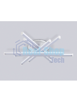 Потолочный светодиодный светильник Ambrella light FL6271 WH белый 98W 3000K-6400K 700*615*135 (ПДУ ИК)