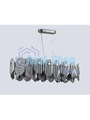 Светильник Ambrella light LH31205/12 SN/SM сатин никель/дымчатый E14*12 max 40W 1000*340*270