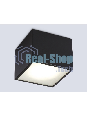Светильник Ambrella light TN6532 BK черный IP44 GX53 100*100*80