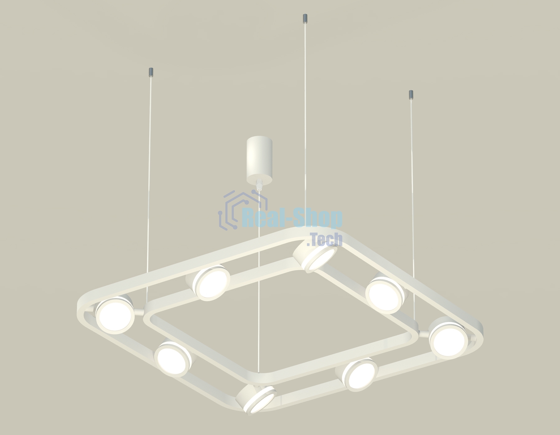 Светильник Ambrella light XB9177150/8 SWH/FR белый песок/белый матовый GX53 (C9177, N8412)