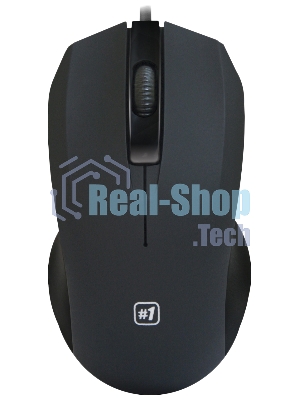 Мышь проводная Defender MM-310 черный, 1000 dpi, USB, кнопки - 3