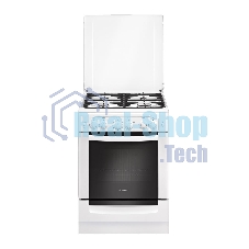 Плита газовая Gefest ПГ 6100-02 белый, конфорок 4 шт, духовка 52 л, 60 см x 85 см x 60 см
