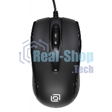 Мышь проводная Oklick 325M черный, 1000 dpi, USB, кнопки - 3