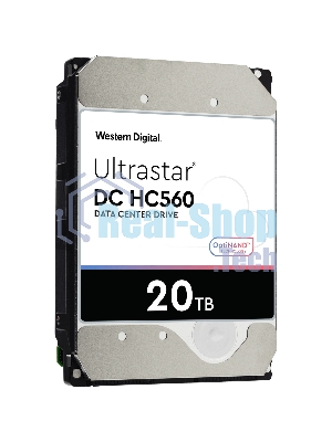 Жесткий диск Western Digital HDD SATA 20Tb Ultrastar DC HC560 0F38785 7200 6Gb/s 512Mb 1 year ocs (analog WUH722020ALE6L4)