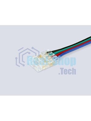 GS7921 Соединитель гибкий двухсторонний COB RGB 12/24V для лент 10mm (4 конт.) (5шт)