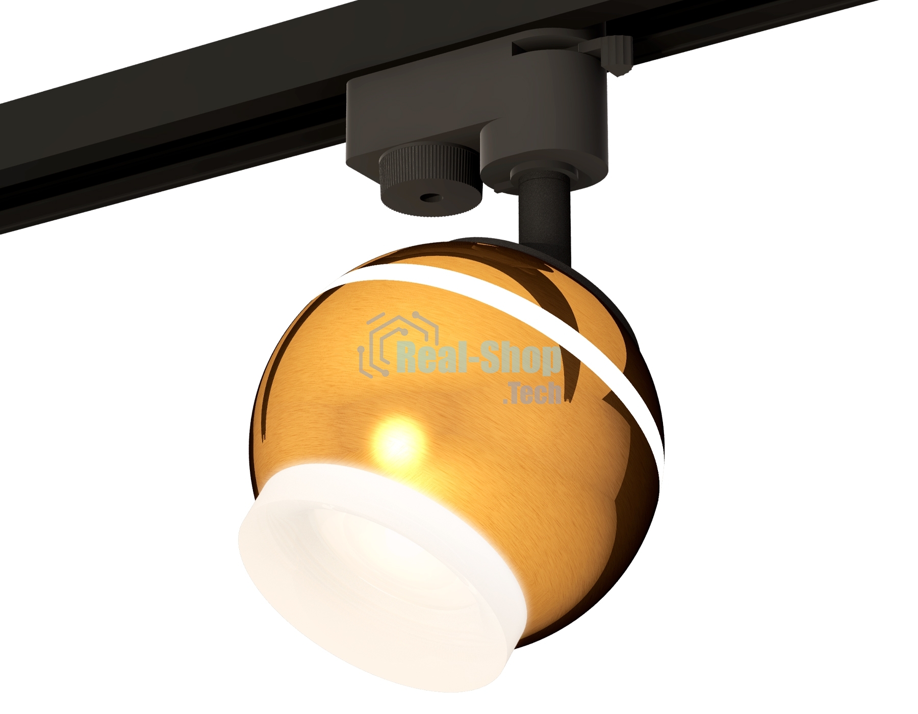 Светильник Ambrella light XT1105007 PYG/SBK/FR золото желтое полированное/черный песок/белый матовый MR16 GU5.3 LED 3W 4200K