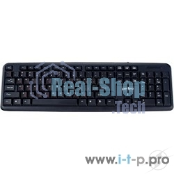 Клавиатура PERFEO PF-6106-USB черный(Perfeo клавиатура стандартная, PS/2, черная (PF-6106-ST) Размеры: 442x132x25 мм)