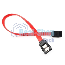 Кабель интерфейсный SATAIII Cablexpert CC-SATAM-DATA-0.3M, 30 см, 7pin/7pin, защелка, пакет
