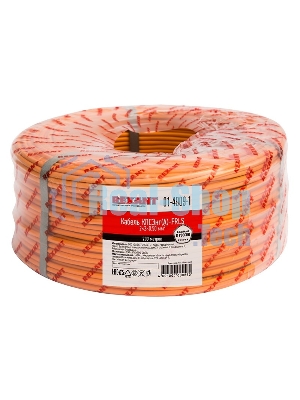 Кабель огнестойкий Rexant КПСЭнг(А)-FRLS 2x2x0,50 мм², бухта 200 м, 01-4909-1