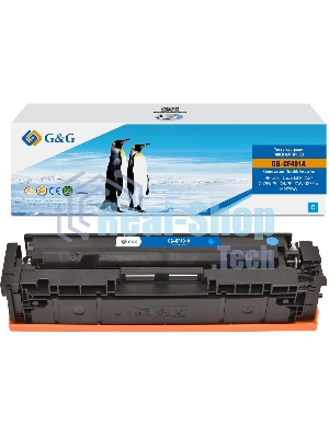 Картридж лазерный G&G GG-CF401A (CF401A) голубой (1400 стр.) для HP CLJ M252/252N/252DN/252DW/M277n/M277DW