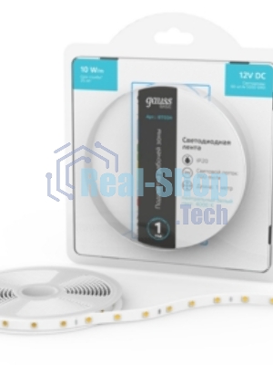 Лента светодиодная Basic Gauss 12V 10W/m 700lm/m 4000K IP20 LED 2m 1/100