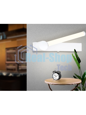 Настенный поворотный светодиодный светильник Ambrella light FW435 SWH белый песок LED 4200K 10W 310*50*110