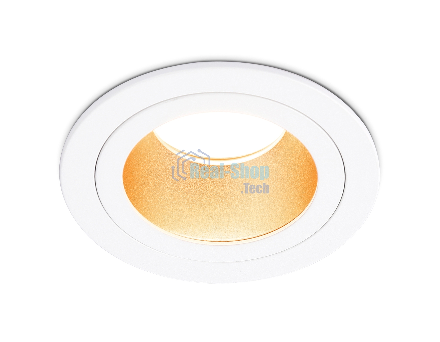 Встраиваемый точечный светильник Ambrella light TN102823 WH/GD белый/золото GU5.3 D92*50