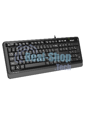 Клавиатура проводная A4Tech Fstyler FKS10, USB, черный/серый