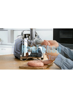 Мясорубка электрическая Bosch MFW67440 черный, 2000 Вт, 3.5 кг/мин, реверс, защита от перегрузки, насадки - 4