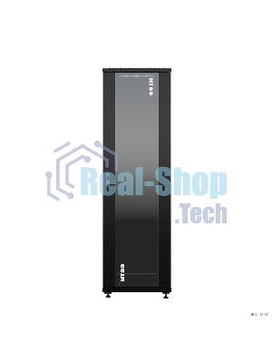 Шкаф коммутационный NTSS Премиум (NTSS-R42U6060GS-BL) напольный 42U 600x600мм пер.дв.стекл металл 900кг черный 510мм 86кг 1987мм IP20 сталь