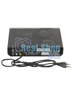 Плеер DVD Hyundai H-DVD120 черный ПДУ