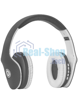 Беспроводные/проводные наушники Defender FreeMotion B525 серый/белый, накладные, Bluetooth + проводной, до 8 ч