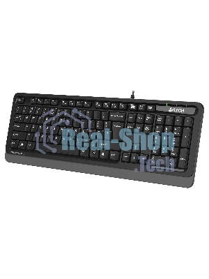 Клавиатура проводная A4Tech Fstyler FKS10, USB, черный/серый