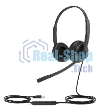 Гарнитура проводная Yealink UH34 Dual UC