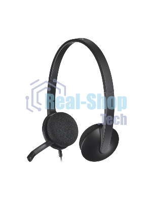 Гарнитура Logitech H340 чёрный, проводная, USB