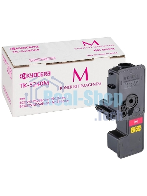 Картридж лазерный Kyocera TK-5240M (1T02R7BNL0) пурпурный для P5026cdn/cdw, M5526cdn/cdw 3000 стр.