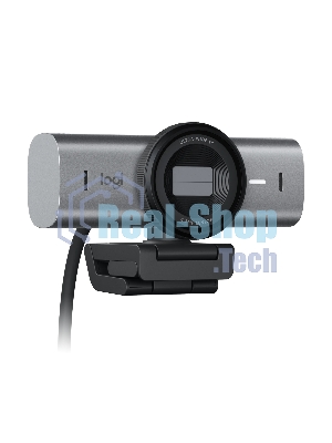 Веб-камера Logitech MX Brio 705 3840x2160, 30 кадр/с, USB Type-C, микрофон (2 шт, шумоподавление), автофокус, HDR, крепление на мониторе, графитовый