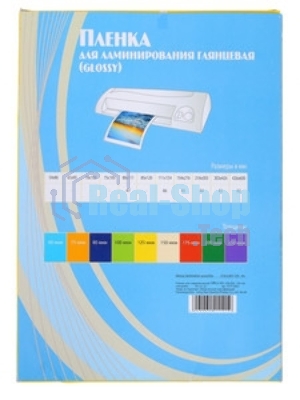 Пленка для ламинирования Office Kit 125мкм A4 (100шт) глянцевая 216x303мм PLP10923