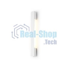 Настенный светодиодный светильник Ambrella light FW4411 SWH белый песок LED 4200K 6W 450*40*35