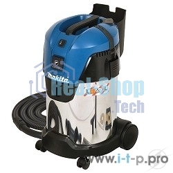 Строительный пылесос Makita VC3011L 1000Вт,3600л\м,210мбар,30л,шланг36ммх3.5м,10.5кг,кор,2нас,2 п\сб,щетка,2адапт,2труб