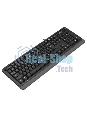 Клавиатура проводная A4Tech Fstyler FKS10, USB, черный/серый