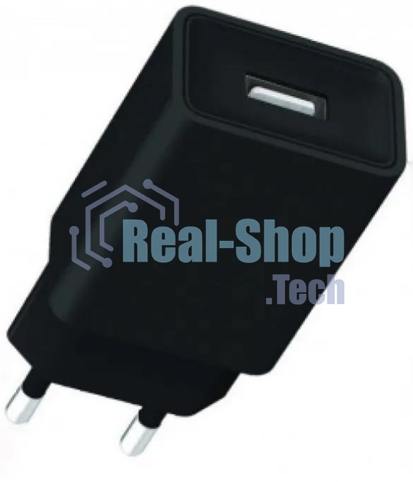 Сетевое зарядное устройство GoPower GP1U 1USB 2.4A 12W черный (1/120/480)