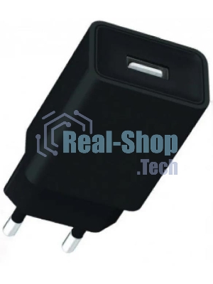 Сетевое зарядное устройство GoPower GP1U 1USB 2.4A 12W черный (1/120/480)