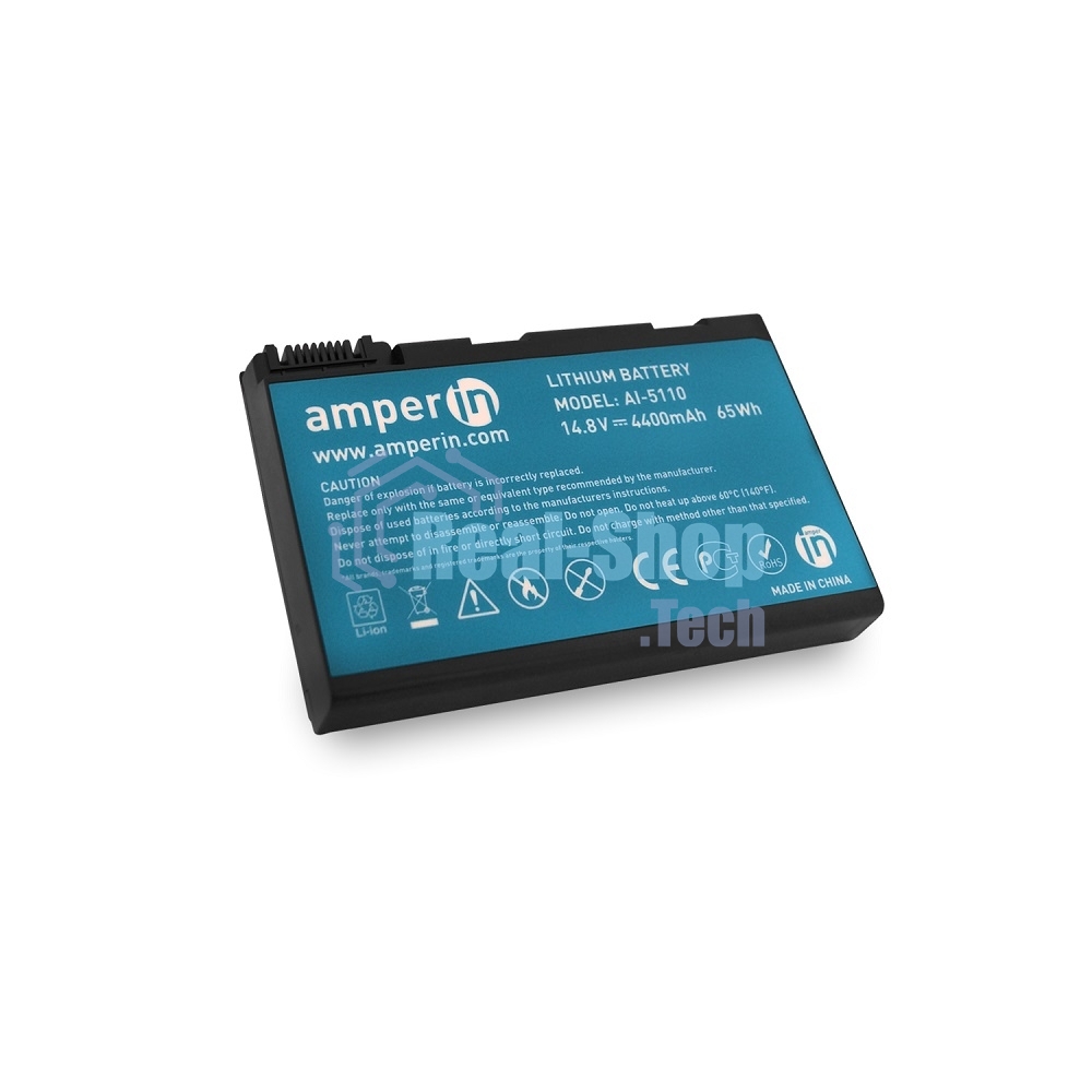 Аккумуляторная батарея Amperin для ноутбука Acer Aspire 3690/5110/5680 14.8V 4400mAh (65Wh) AI-5110