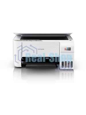 МФУ струйное Epson L3256 (C11CJ67407/C11CJ67414/C11CJ67421/C11CJ67519/C11CJ67504/C11CJ67524/C11CJ67516), A4 цветное, печ. до 10 стр/мин. (ч/б) до 5 стр/мин. (цвет), 1440 x 5760 dpi (печать) 1200x2400dpi (скан.), USB, Wi-Fi