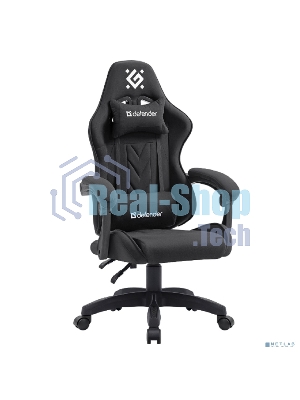 Кресло Defender Breeze черный, ткань, 120 кг