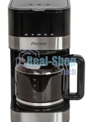 Кофеварка капельная Pioneer CM052D серебристый/черный, исп. кофе - молотый, 1.5 л, 900 Вт